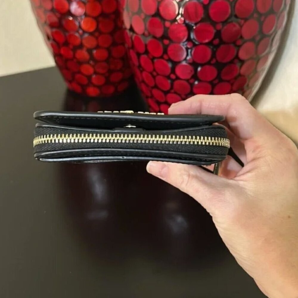 Disney X Kate Spade NWT Minnie Mouse Zip Around Wallet Bifold with dust … - Picture 5 of 12